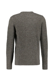 Melierter Strickpullover - GY78-Fog - Grau