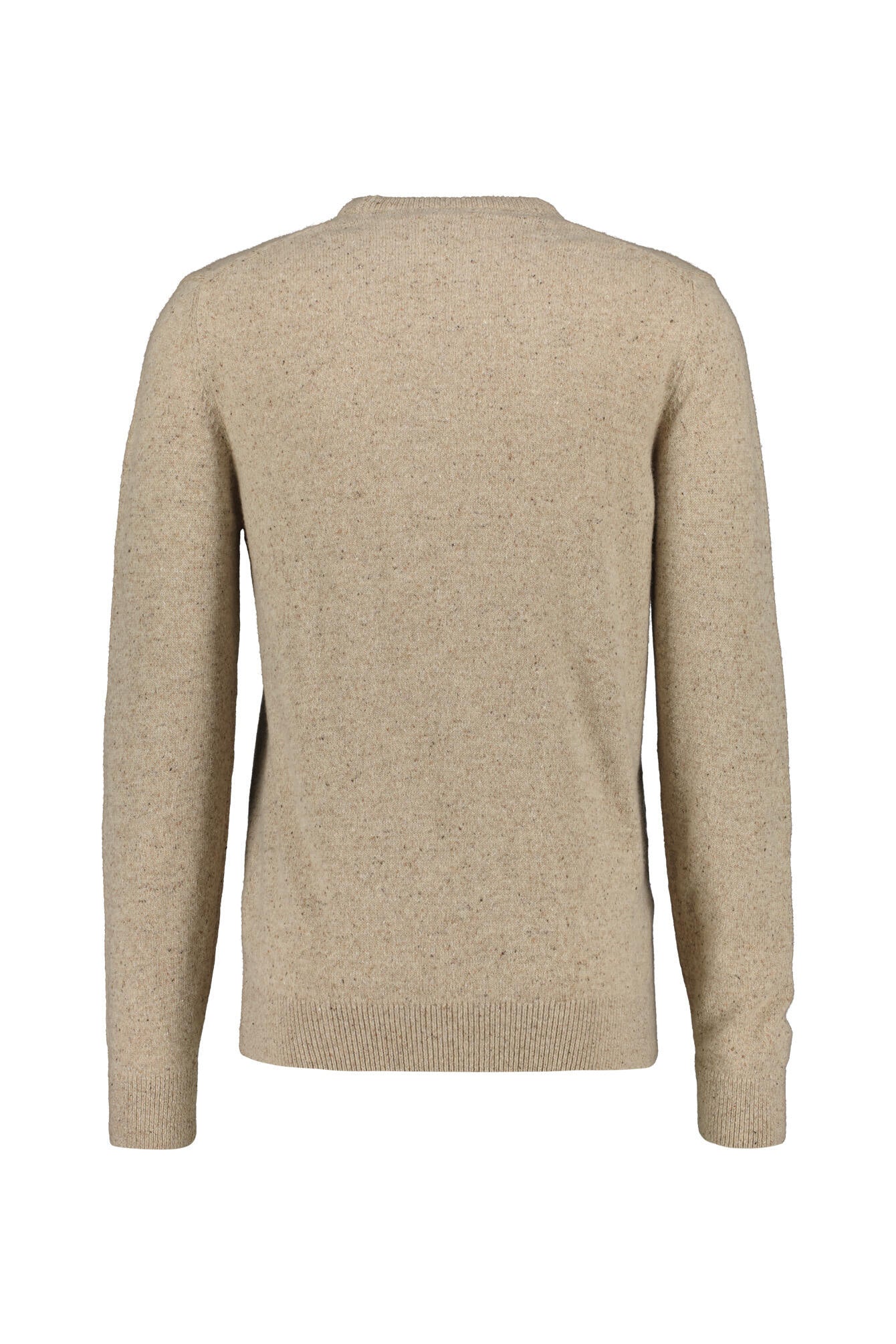 Melierter Strickpullover - ST51-Stone - Braun