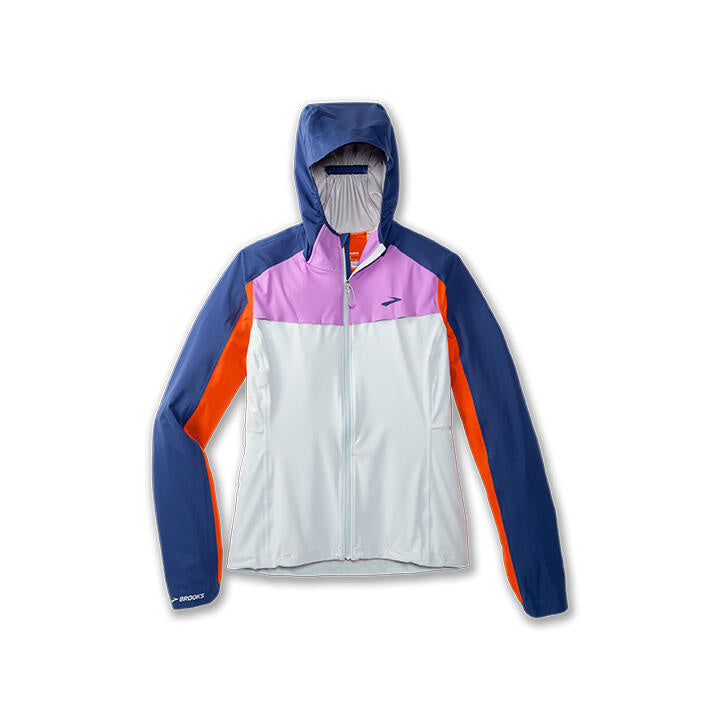 Wasserdichte Laufjacke - 477-Lt Slate/Bright Orange/Aeg - Violett | Weiß | Orange