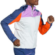 Wasserdichte Laufjacke - 477-Lt Slate/Bright Orange/Aeg - Violett | Weiß | Orange