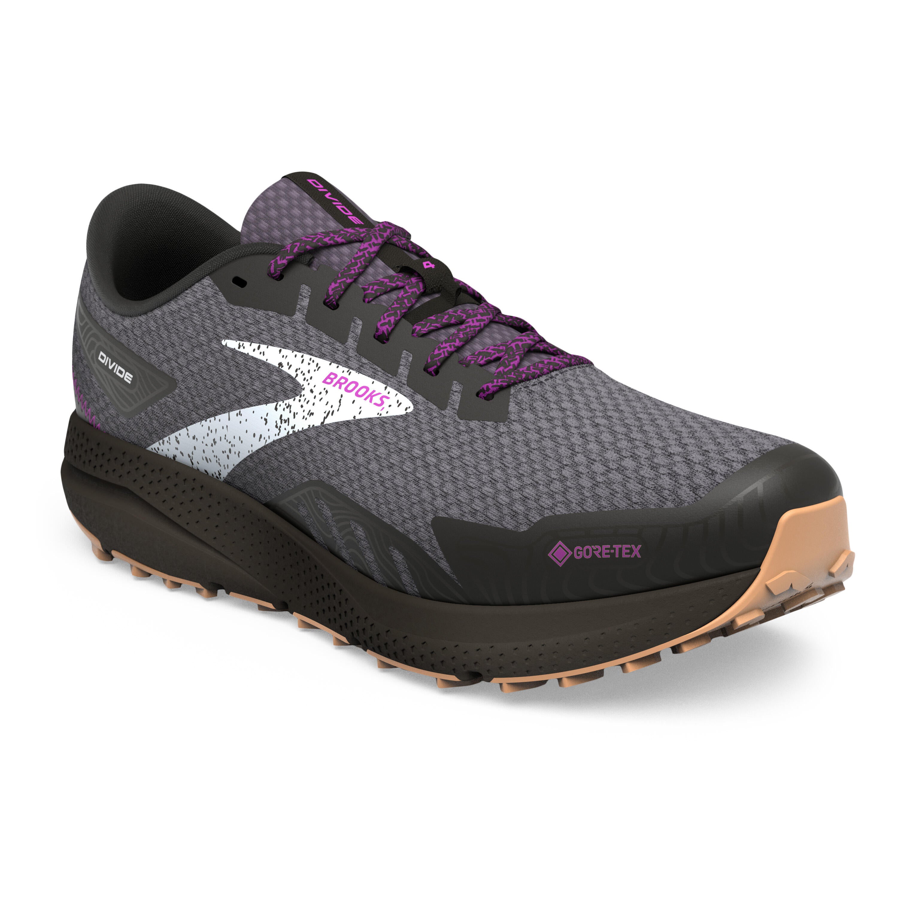 Trailrunningschuhe - 073-Black/Blackened Pearl/Purp - Grau