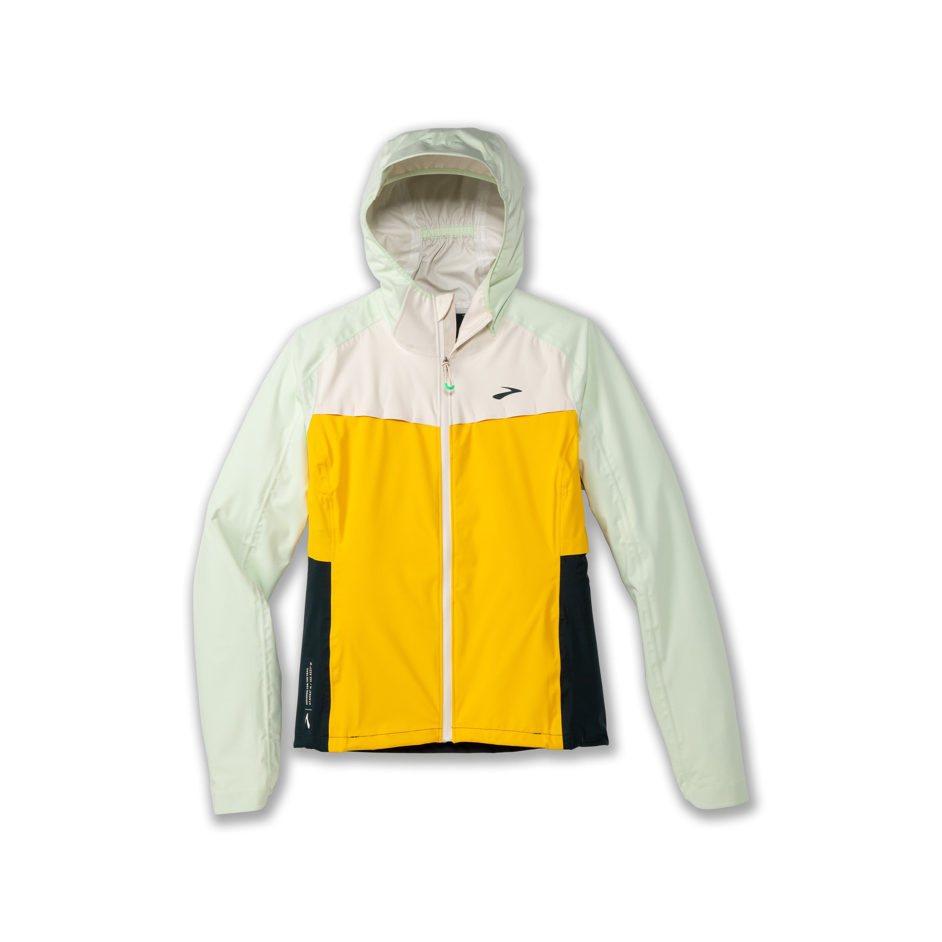 Wasserdichte Laufjacke - 761-Lemon/Ecru/Glacier Green - Gelb | Grün