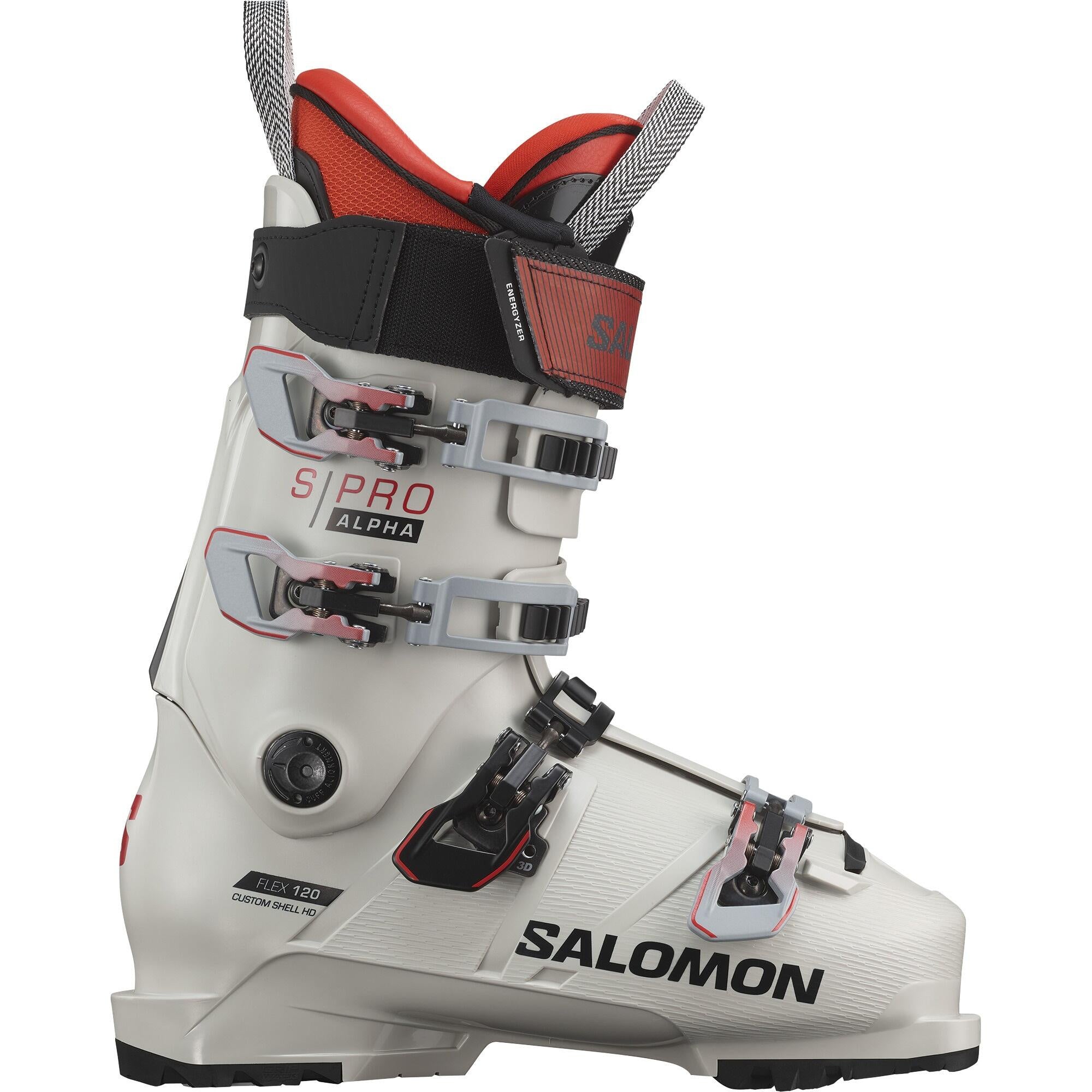 Ski Schuhe S/PRO Alpha 120 - 000-Dawn Blue/Red/Black - Grau | Orange