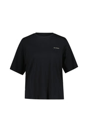 T-Shirt mit Rückenprint - 010-Black, Simple Gorge - Schwarz