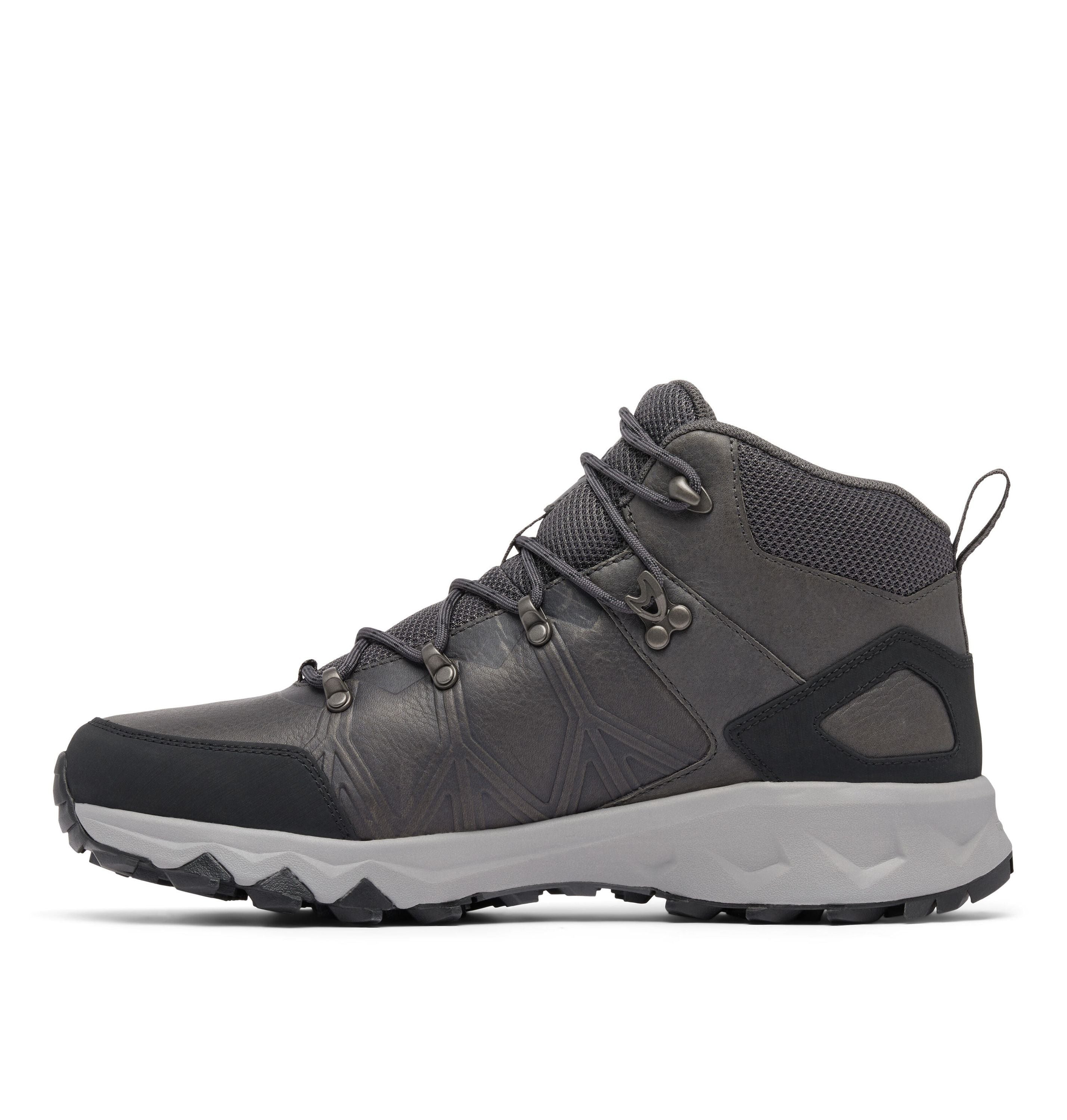 Wanderschuhe Peakfreak II Mid Outdry Leather - 033-Ti Grey Steel, Dark Grey - Grau | Schwarz