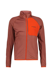 Fleecejacke Triple Canyon Grid - 681-Spice Heather, Spicy - Orange