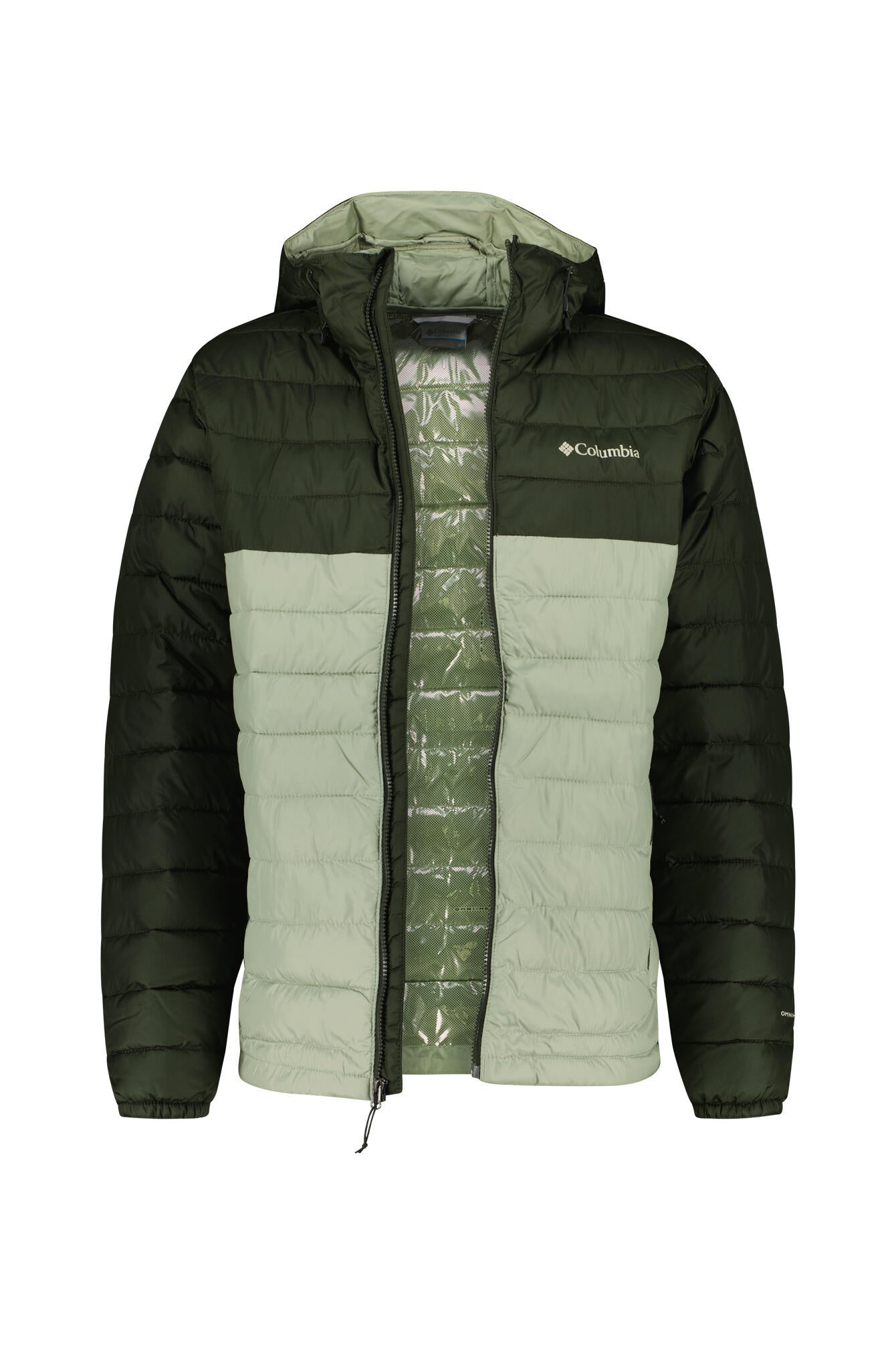 Funktionsjacke Powder Lite II - 348-Safari, Greenscape - Grün