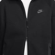 Sweatshirtjacke aus Baumwollmix - 010-BLACK/BLACK - Schwarz