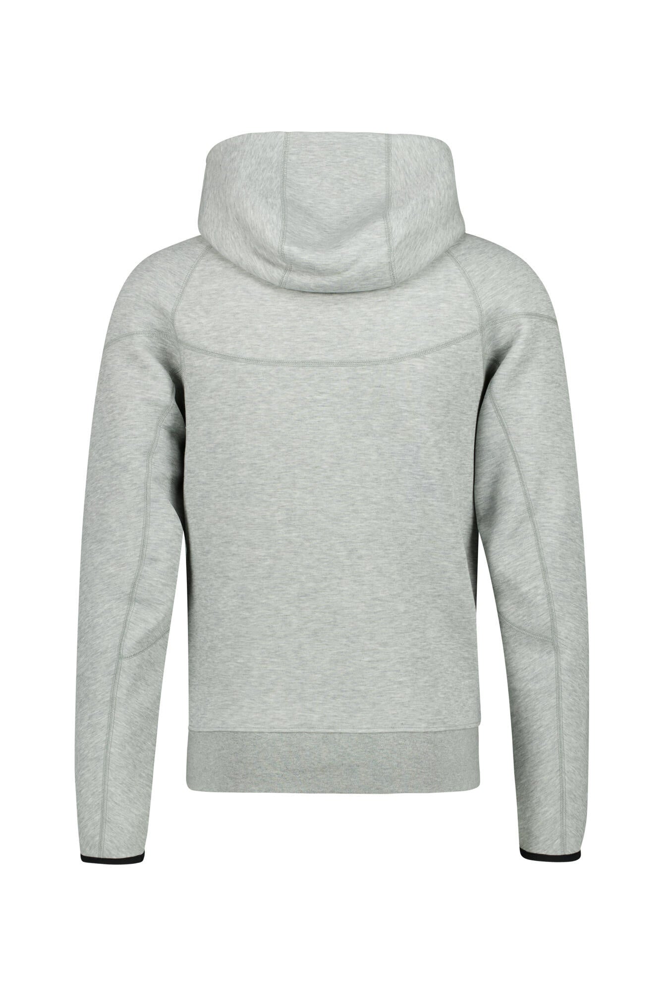 Sweatshirtjacke aus Baumwollmix - 063-DK GREY HEATHER/BLACK - Grau