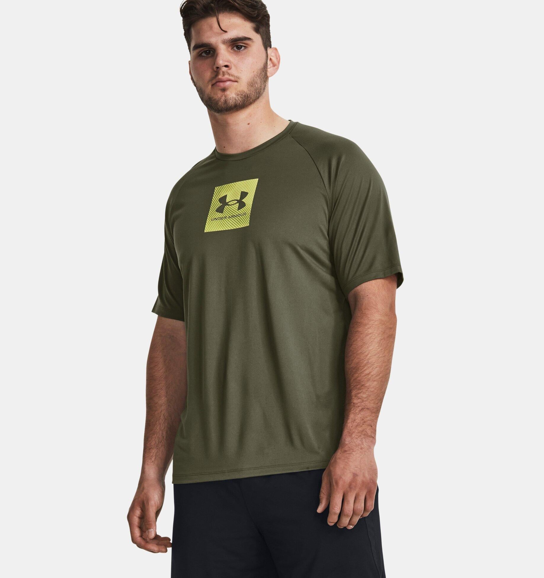 Funktionsshirt Tech - 390-MARINE OD GREEN - Khaki