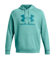 Hoodie mit Logoprint - 482-RADIAL TURQUOISE - Blau