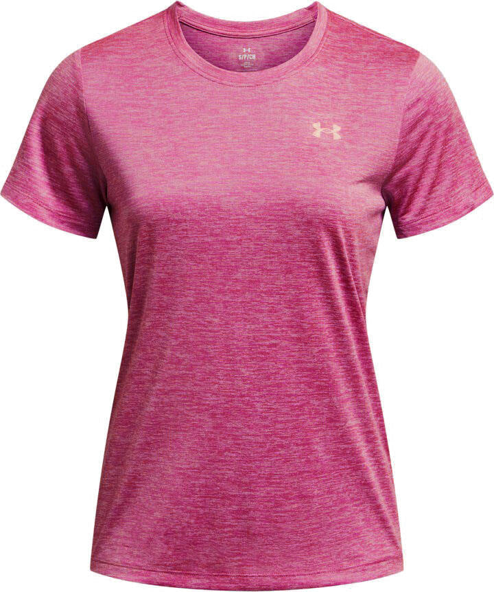 Meliertes Trainingsshirt - 652-REBEL PINK - Pink