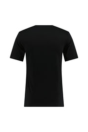 T-Shirt mit Logostick - 010-BLACK - Schwarz