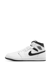 Basketballschuhe Air Jordan 1 Mid - 132-WHITE/BLACK-WHITE-BLACK - Weiß