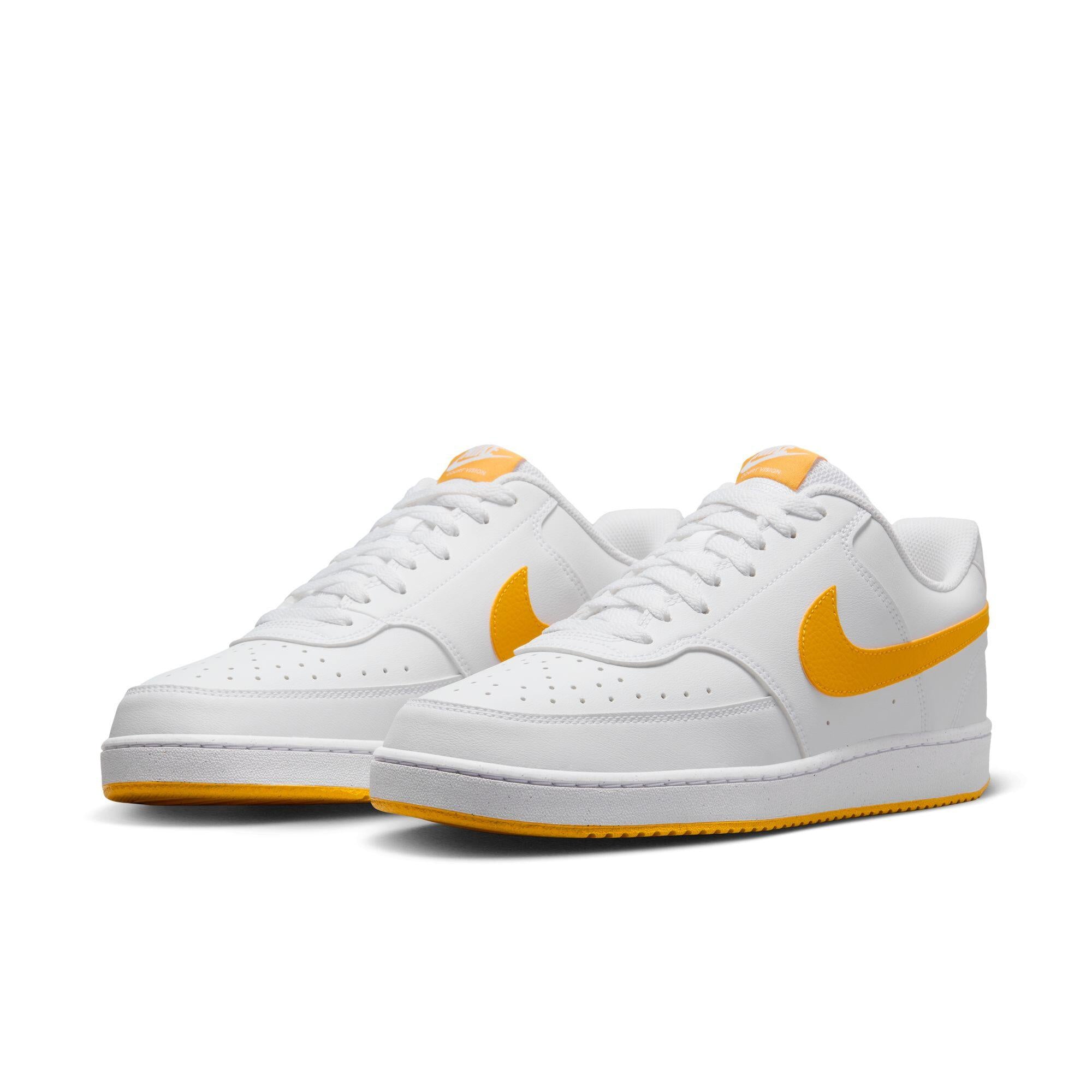 Sneaker Court Vision LO NN ESS - 100-WHITE/UNIVERSITY GOLD - Weiß | Gelb