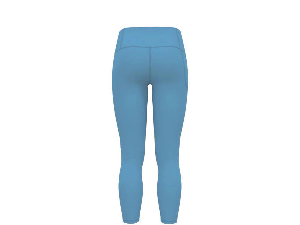 Trainings-Tights mit seitlicher Tasche - 465-HORIZON BLUE - Blau