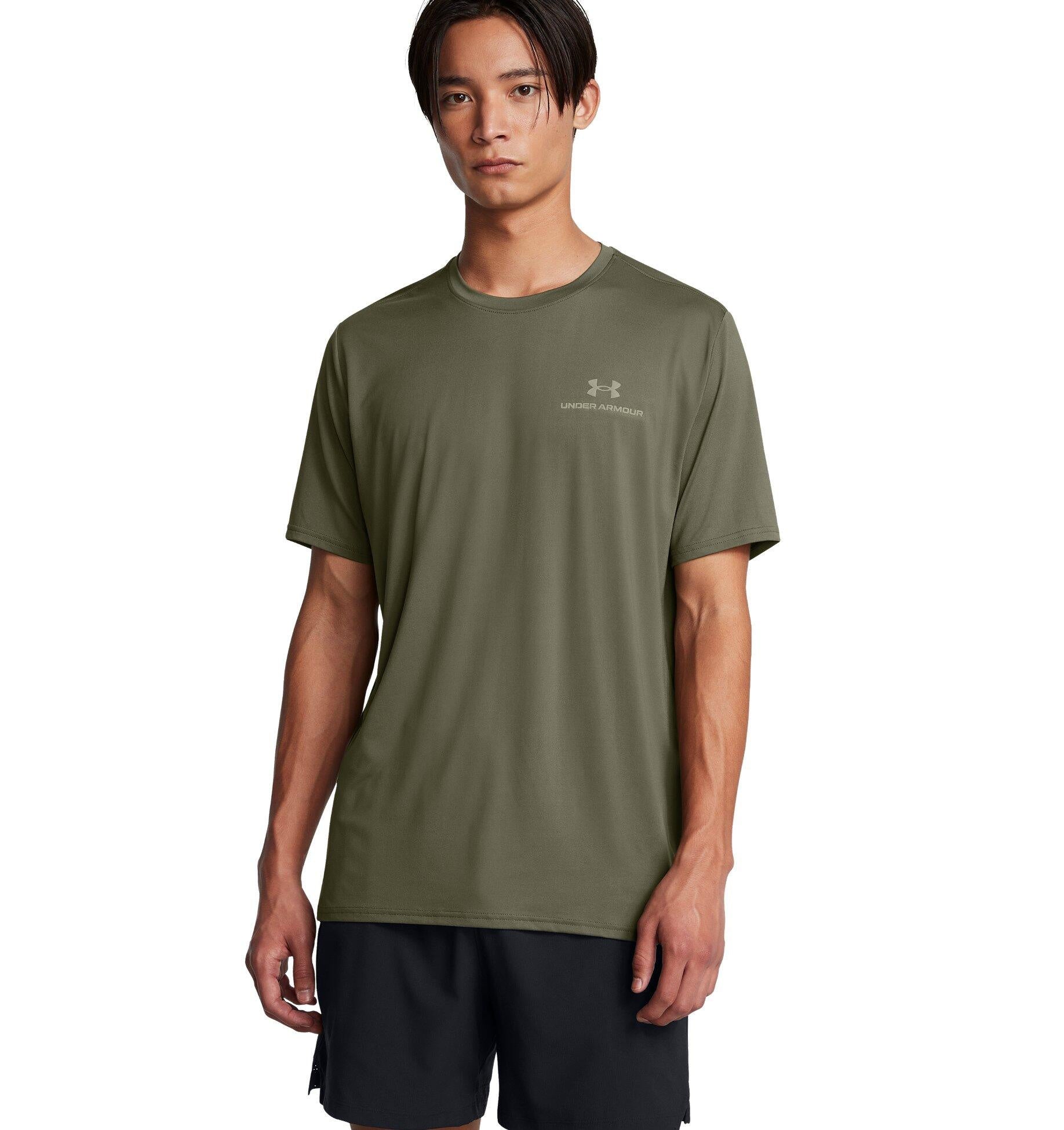 Trainingsshirt mit aufgedrucktem Logo - 390-MARINE OD GREEN - Grün