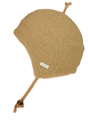 Mütze aus Merinowolle - 821 Ermine/Beige - Beige