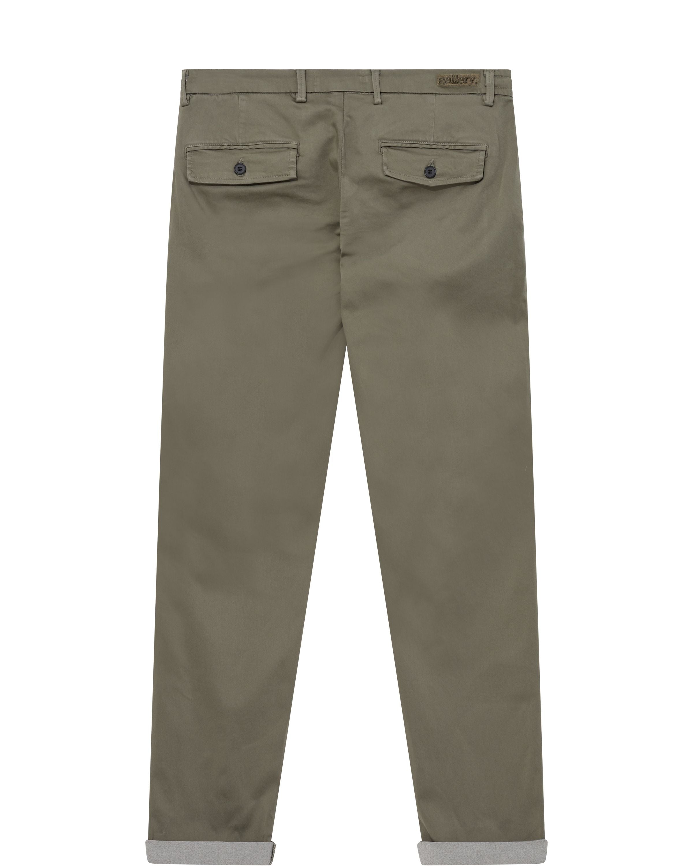 Chino Hose mit verstellbarem Bund - 880 Anthra - Khaki