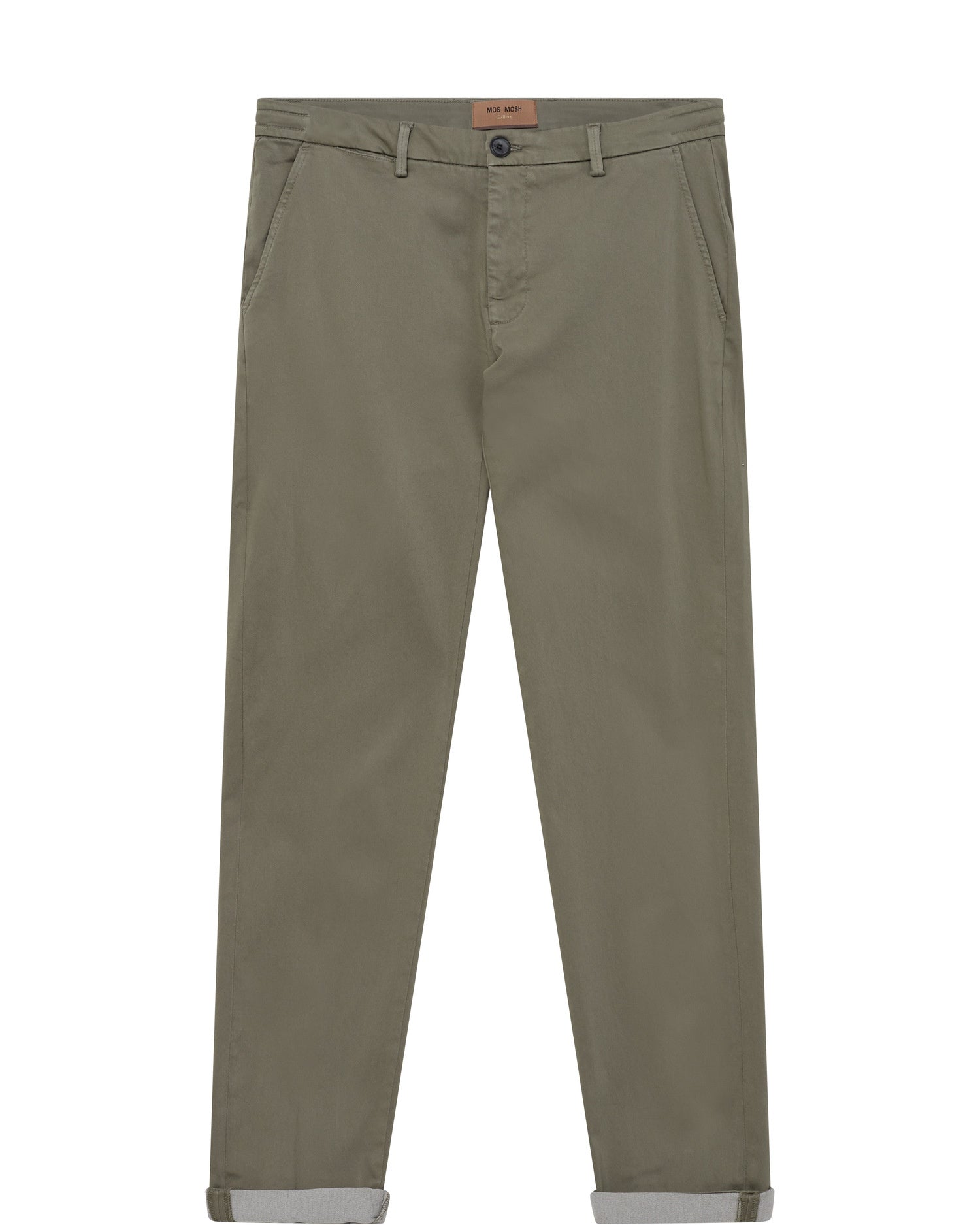 Chino Hose mit verstellbarem Bund - 880 Anthra - Khaki