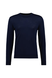 Pullover aus Merinowolle - 24 Navy - Blau