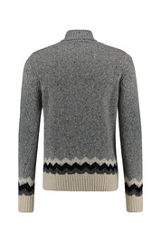 Rollkragenpullover  aus Wollmix - 130002 Grigio - Grau