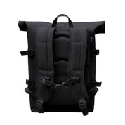 Rolltop-Rucksack 31L - 100 Black - Schwarz