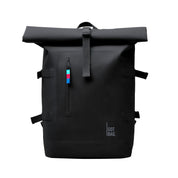 Rolltop-Rucksack 31L - 100 Black - Schwarz