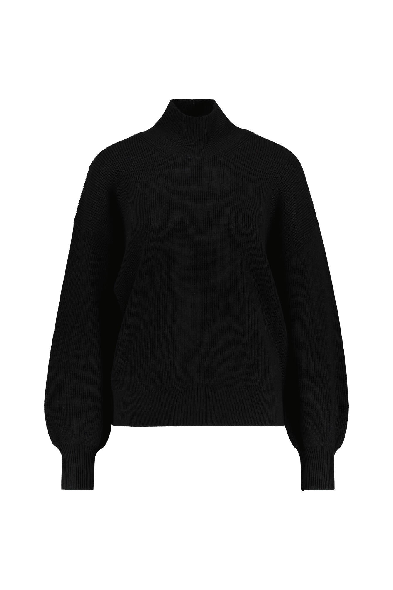 Rollkragenstrickpullover Rachelle - Black - Schwarz