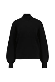 Rollkragenstrickpullover Rachelle - Black - Schwarz