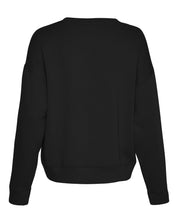 Sweatshirt mit Viskose - Black - Schwarz