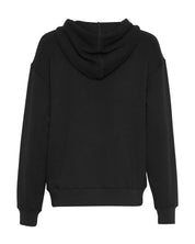 Kapuzenpullover mit Viskose - Black/Black - Schwarz