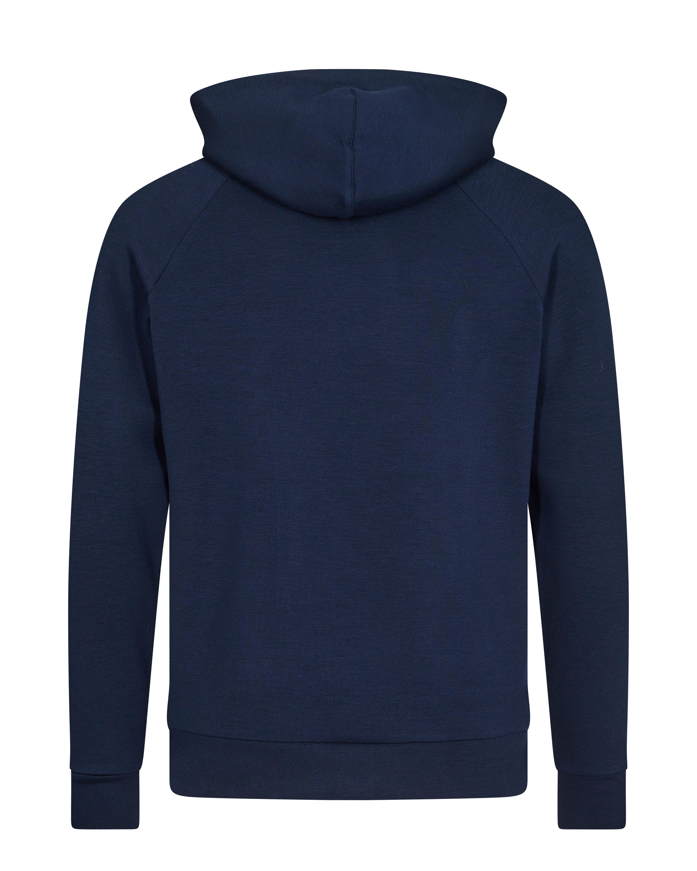 Hoodie aus Viskosemix - 460 Indigo Blue - Blau