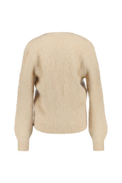 Cardigan aus Alpaka-Mix - 206 Desert - Creme