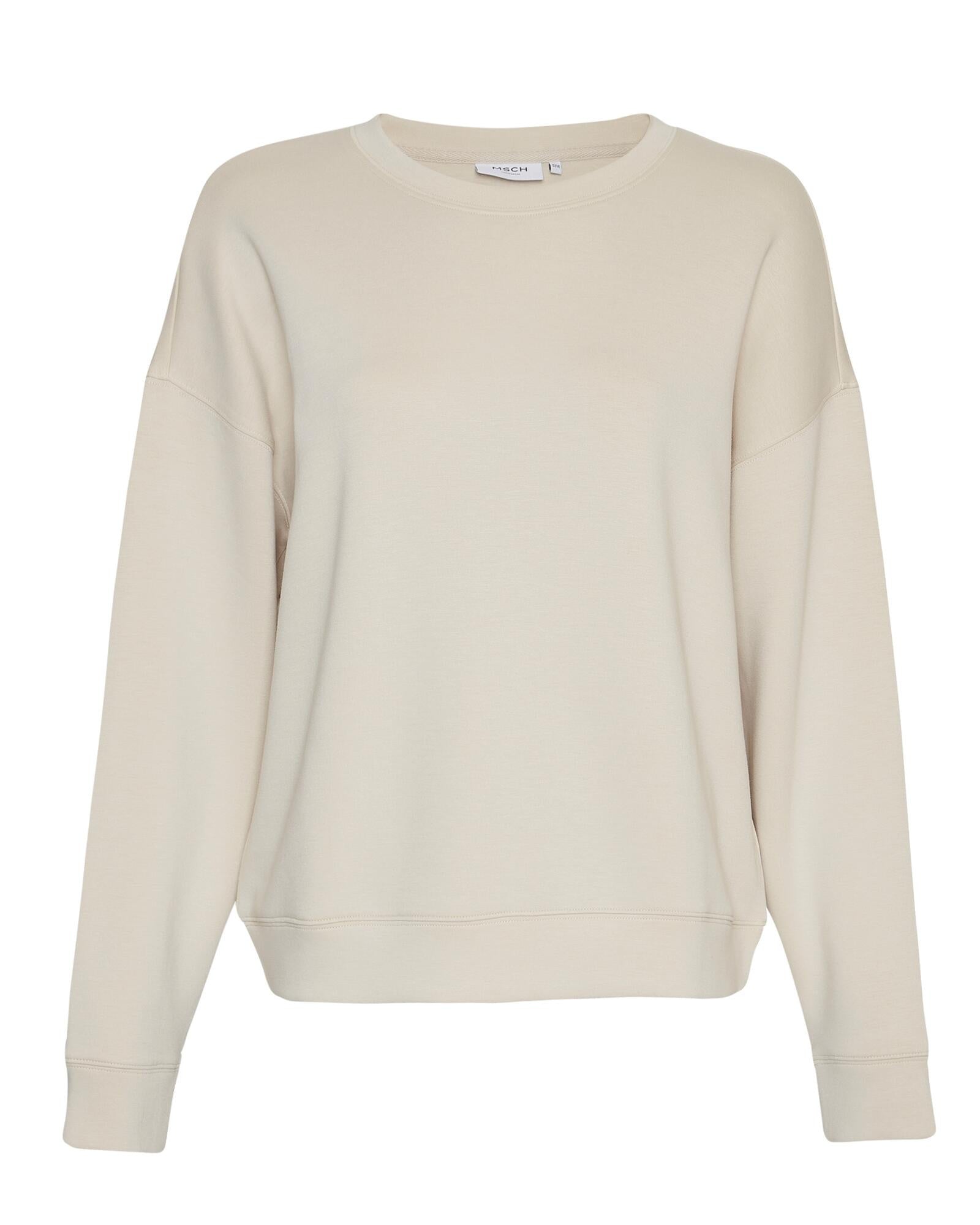 Sweatshirt mit Viskose - Fields of Rye - Beige