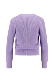 Strick Cardigan - Flieder - Violett