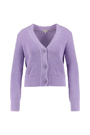 Strick Cardigan - Flieder - Violett