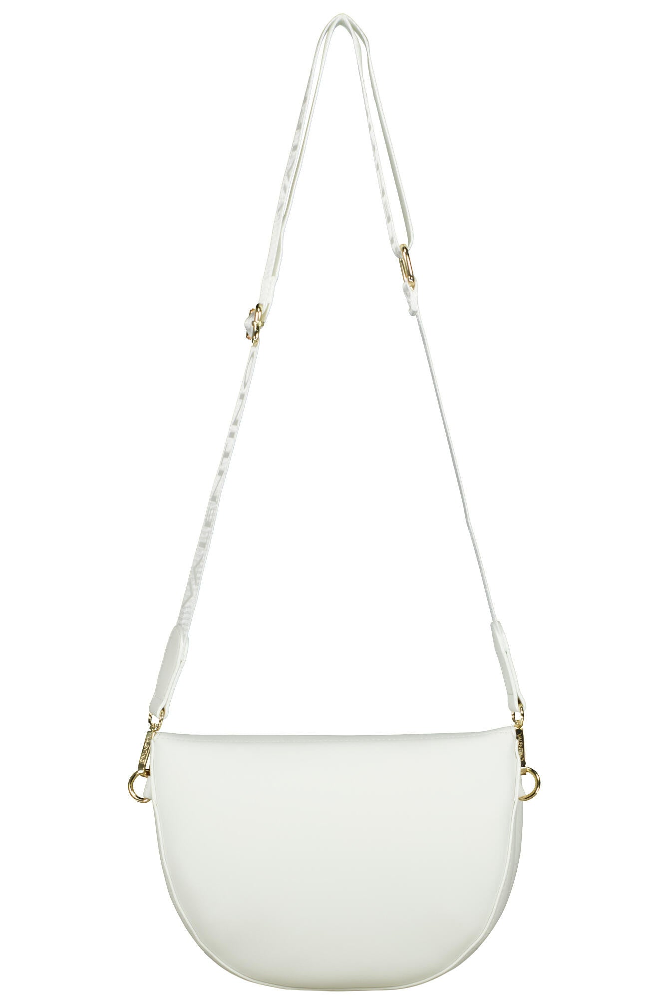 Abendtasche in Leder-Optik - Bianco - Weiß