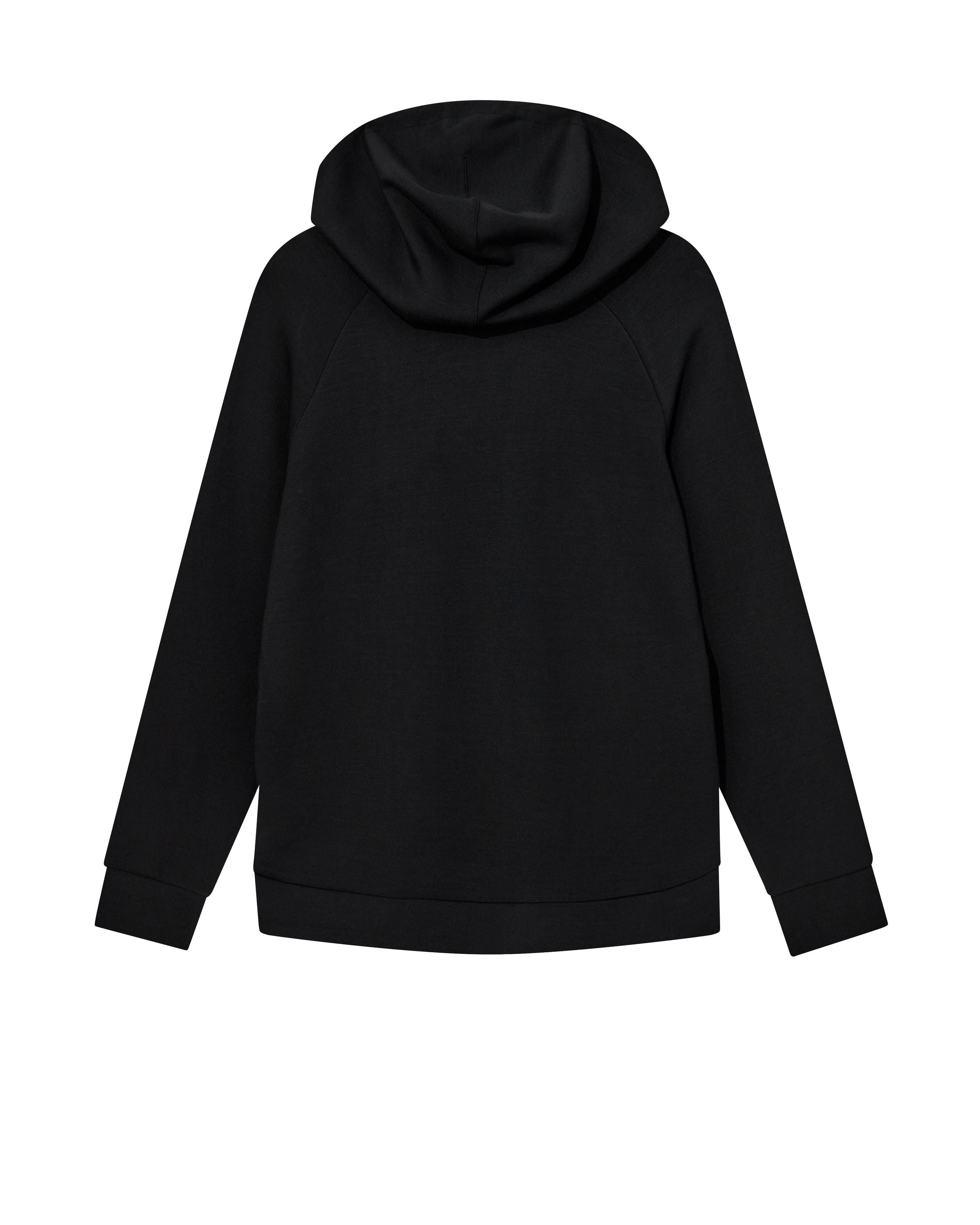 Hoodie aus Viskosemix - 801 Black - Schwarz