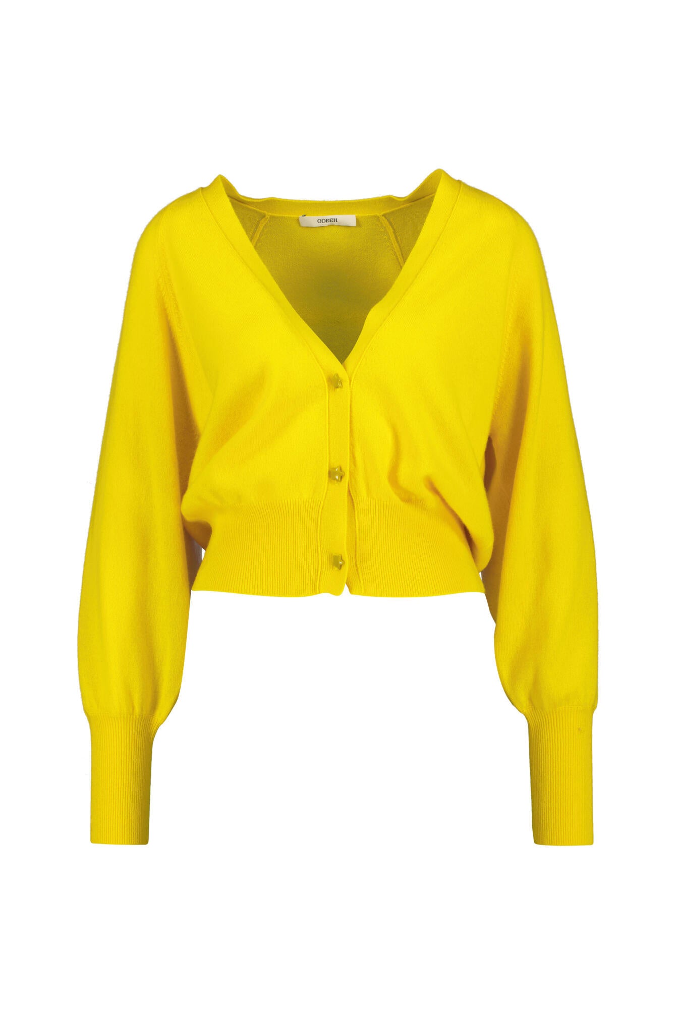 Cardigan aus Kaschmir - 313 Canary Yellow - Gelb