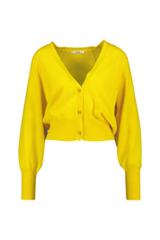 Cardigan aus Kaschmir - 313 Canary Yellow - Gelb