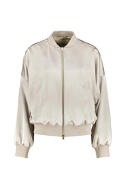 Blouson mit seitlichen Eingriffstaschen - 1325 Ghiaccio/Beige - Beige