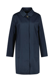 Übergangsmantel mit aufliegendem Kragen - 02 Navy - Blau