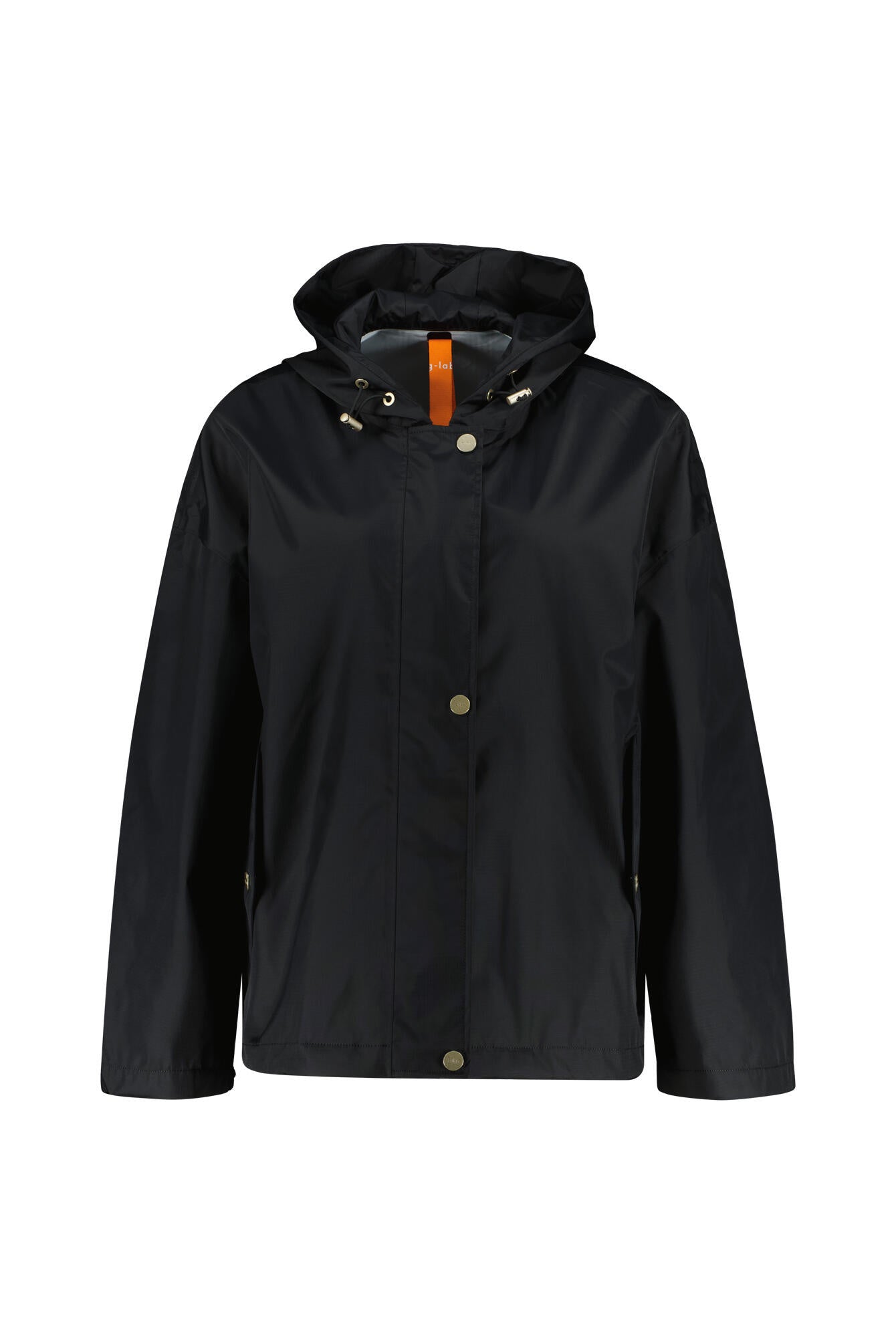 Übergangsjacke mit Kapuze - 999 Black - Schwarz