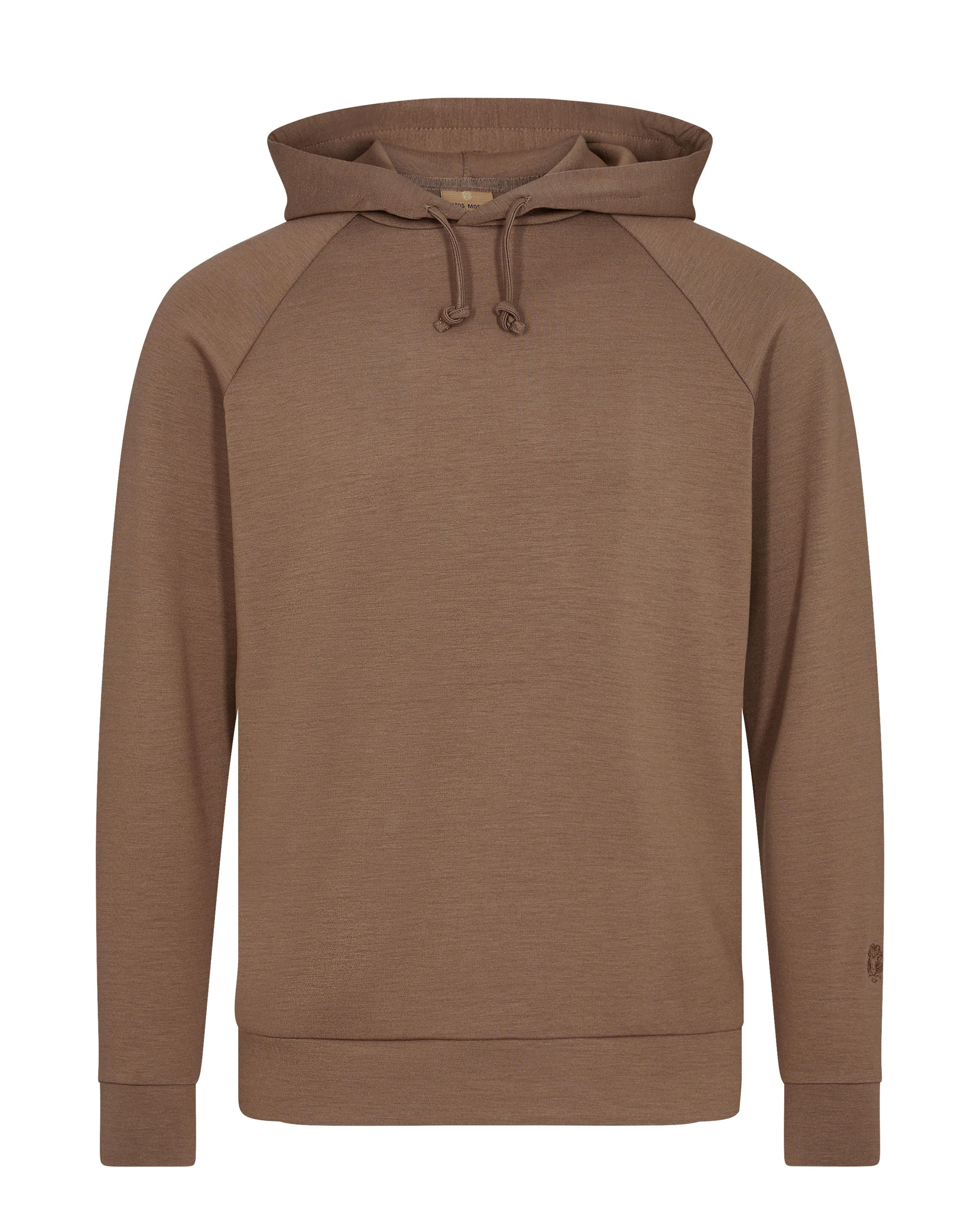 Hoodie aus Viskosemix - 751 Warm Camel - Braun