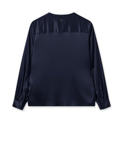 Bluse aus Viskose - 468 Salute Navy - Blau