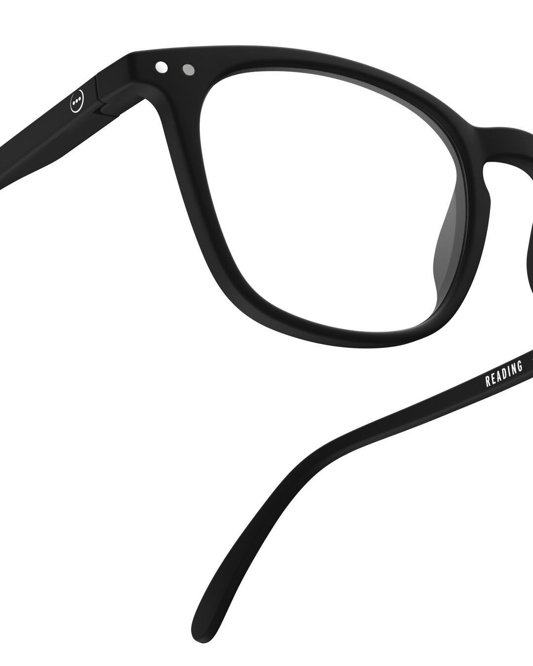 Lesebrille #E mit Dioptrie +3 - BLACK - Schwarz