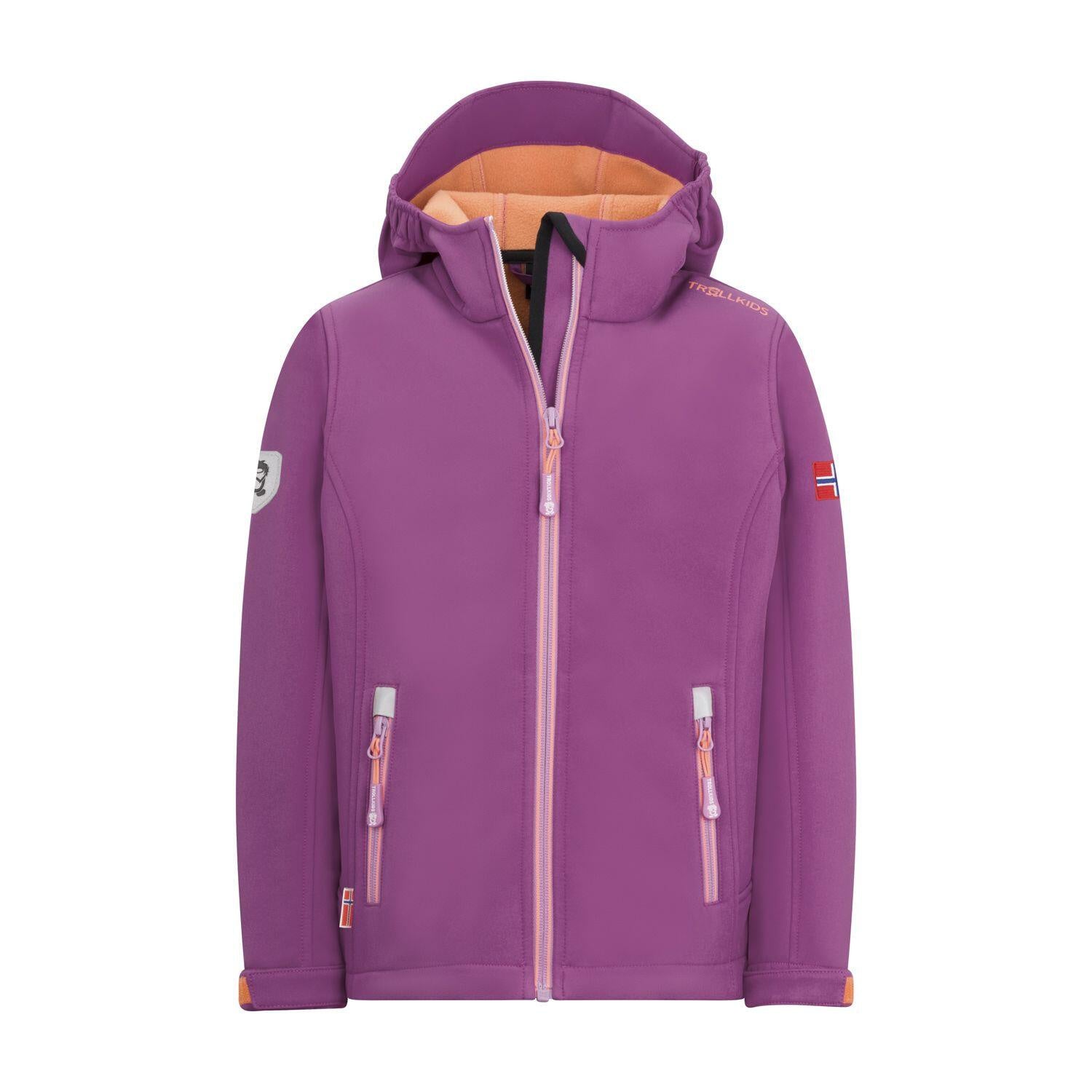 Funktionsjacke Trollfjord - Mallow Pink/Papaya - Violett | Orange