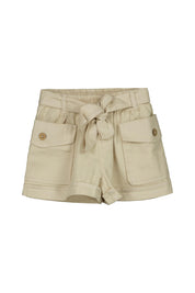 Bermuda-Shorts mit Gürtel - 089 Sesam - Beige