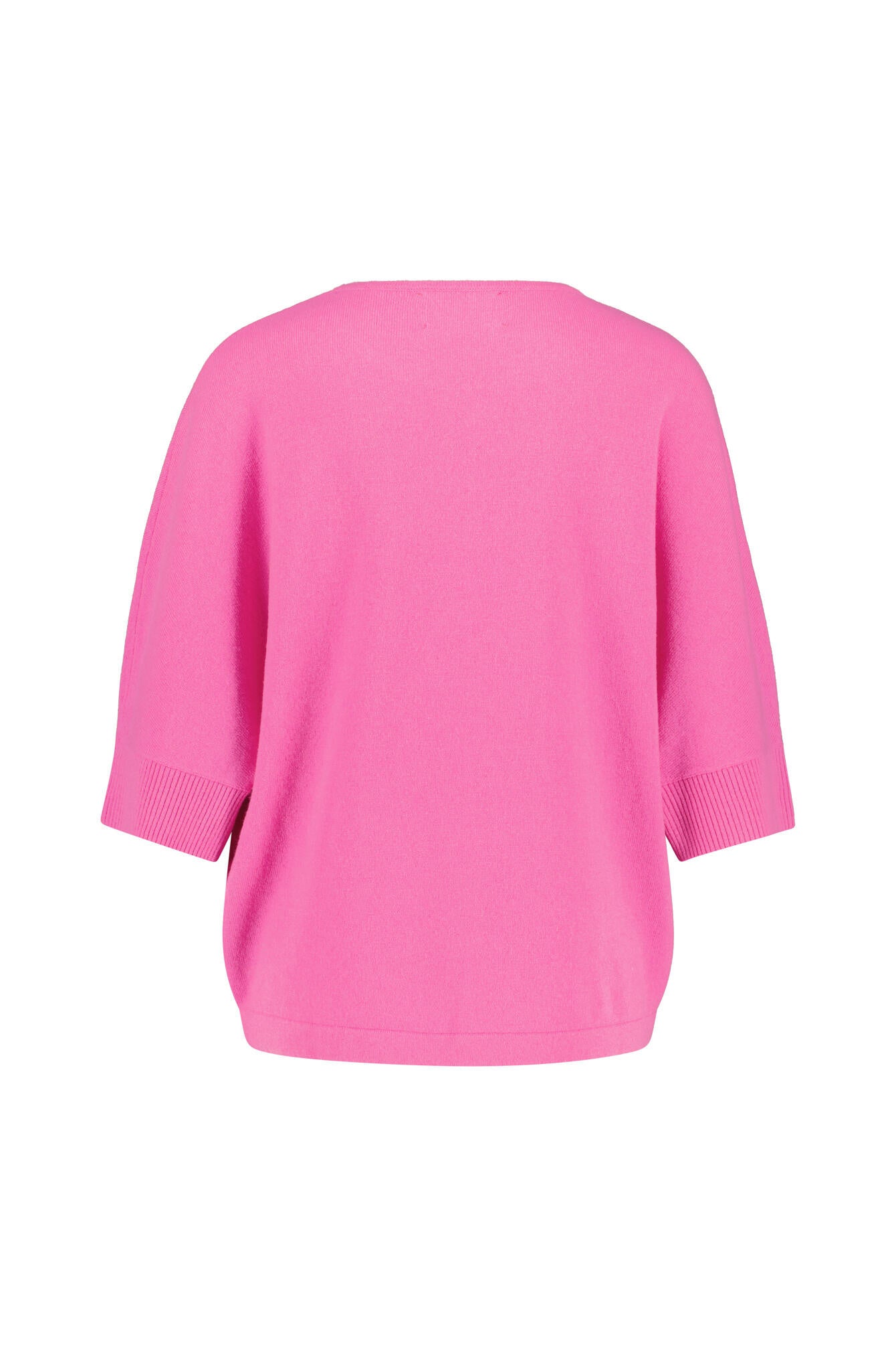 Feinstrick-T-Shirt aus Merinowolle - 531 Pink - Pink